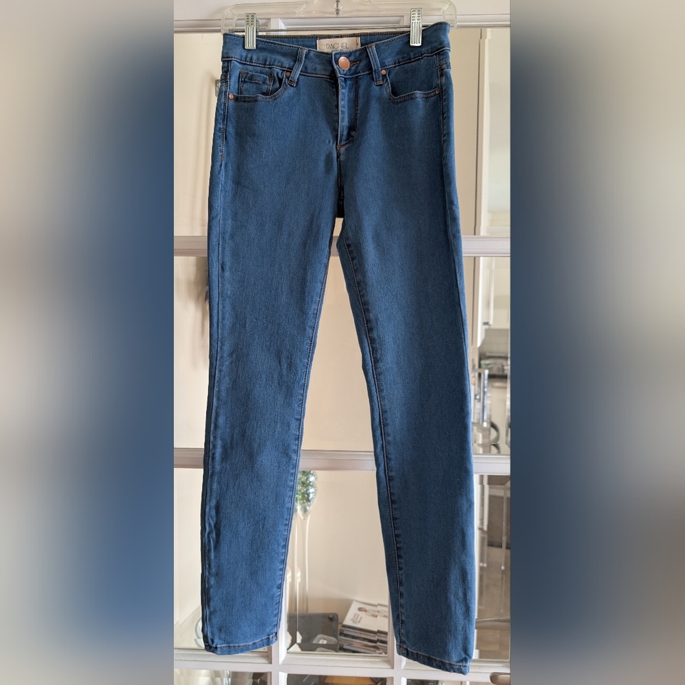 Rachel Dark Blue Straight Leg Jeans